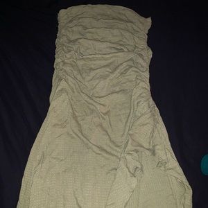 Shein- Size L - Green side leg cut dress 👗